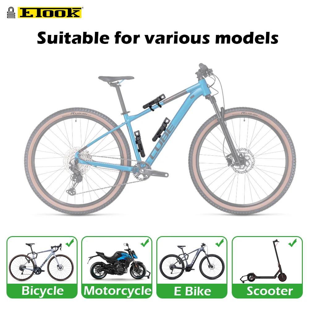 Etook-Serrure anti-vol pliable pour vélo électrique, accessoire de protection rapide pour scooter et
