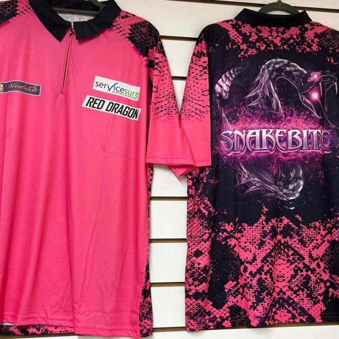 Réplique du polo Peter Wright Salmon Snakebite, polo de sport d'été pour homme, t-shirt pour enfant,