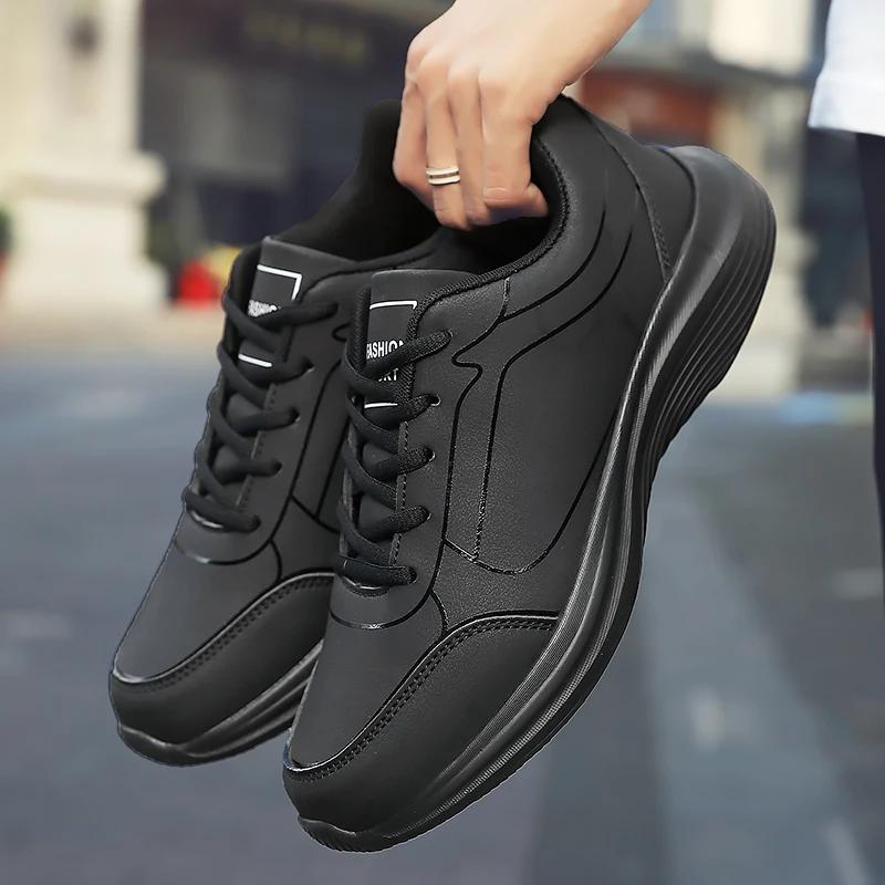 Baskets Hommes Hiver Léger Antidérapant - Chaussures Course Marche Respirantes Lacets Souples