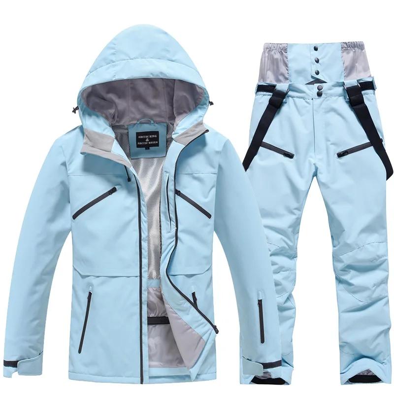 Combinaison de Ski pour hommes et femmes, nouvelle mode d'hiver, coupe-vent, imperméable, veste et p