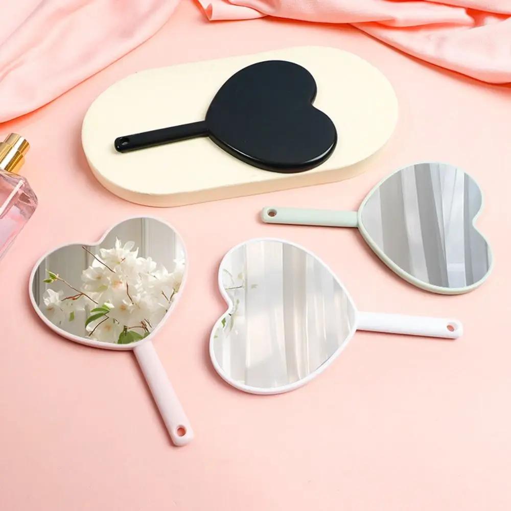 Miroir de maquillage de style Sweet Girl, mode, amour, déterminer, adapté au transport, mignon