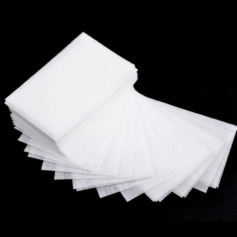 Lingettes professionnelles pour ongles, tampons 100% coton, non pelucheux, dissolvant de vernis Gel,