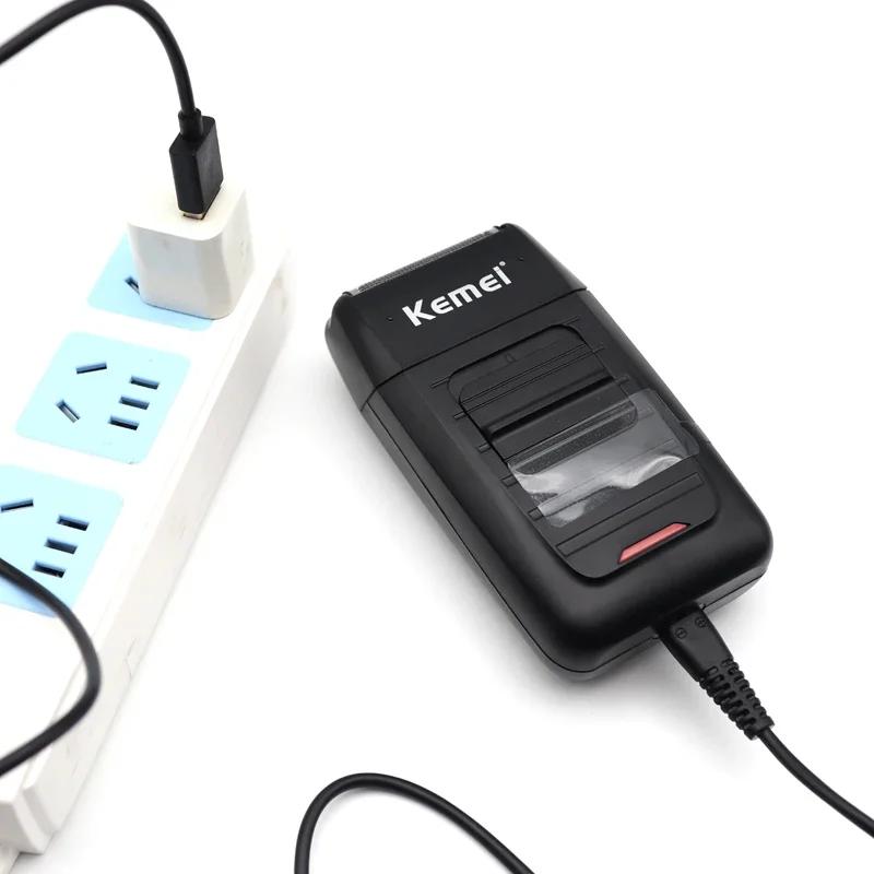 Pour Kemei KM-1102 Original USB chargeur câble professionnel tondeuse à cheveux tondeuse à cheveux a