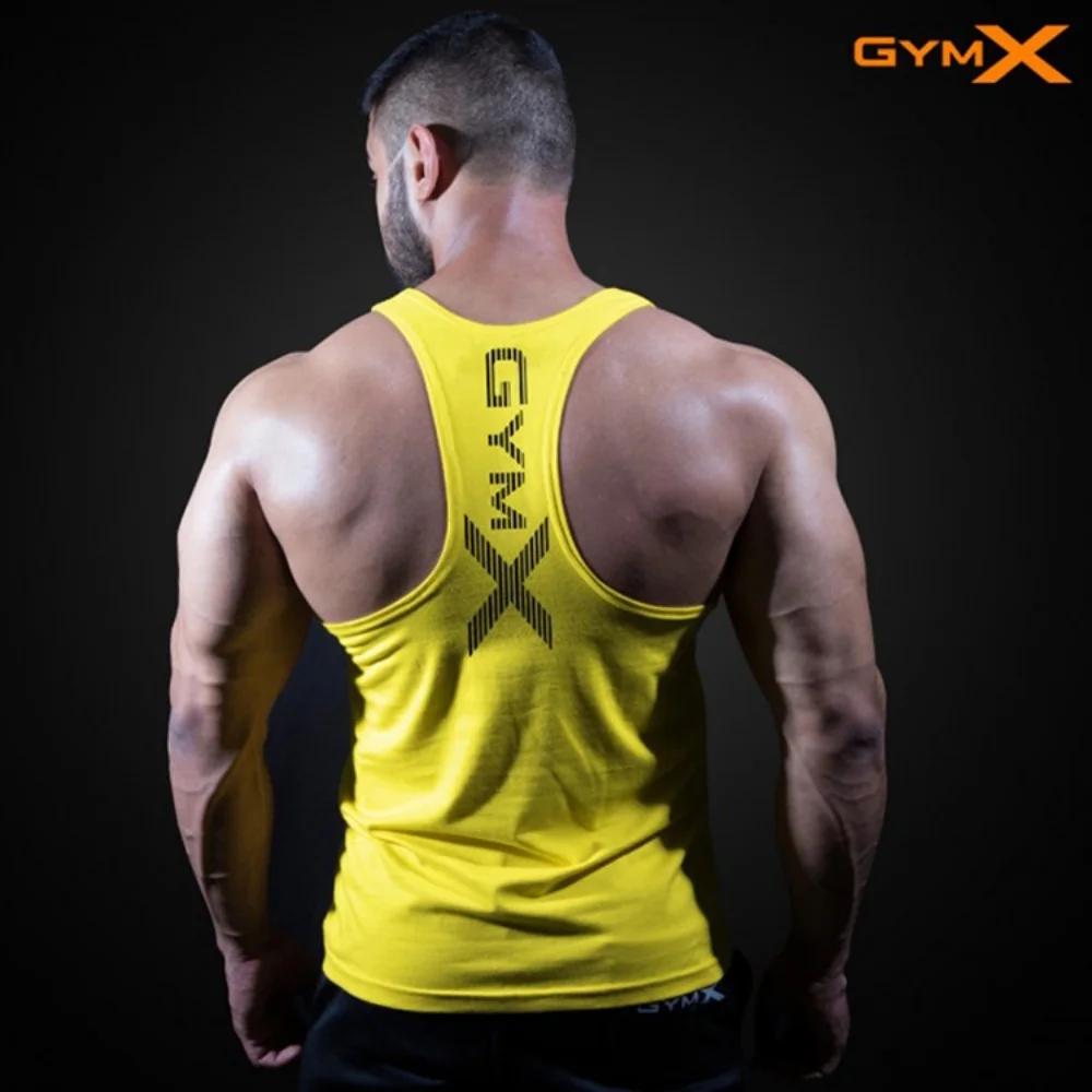 Débardeur musculation homme coton serré - Haut sans manches entraînement fitness gymnase vêtements sport marque