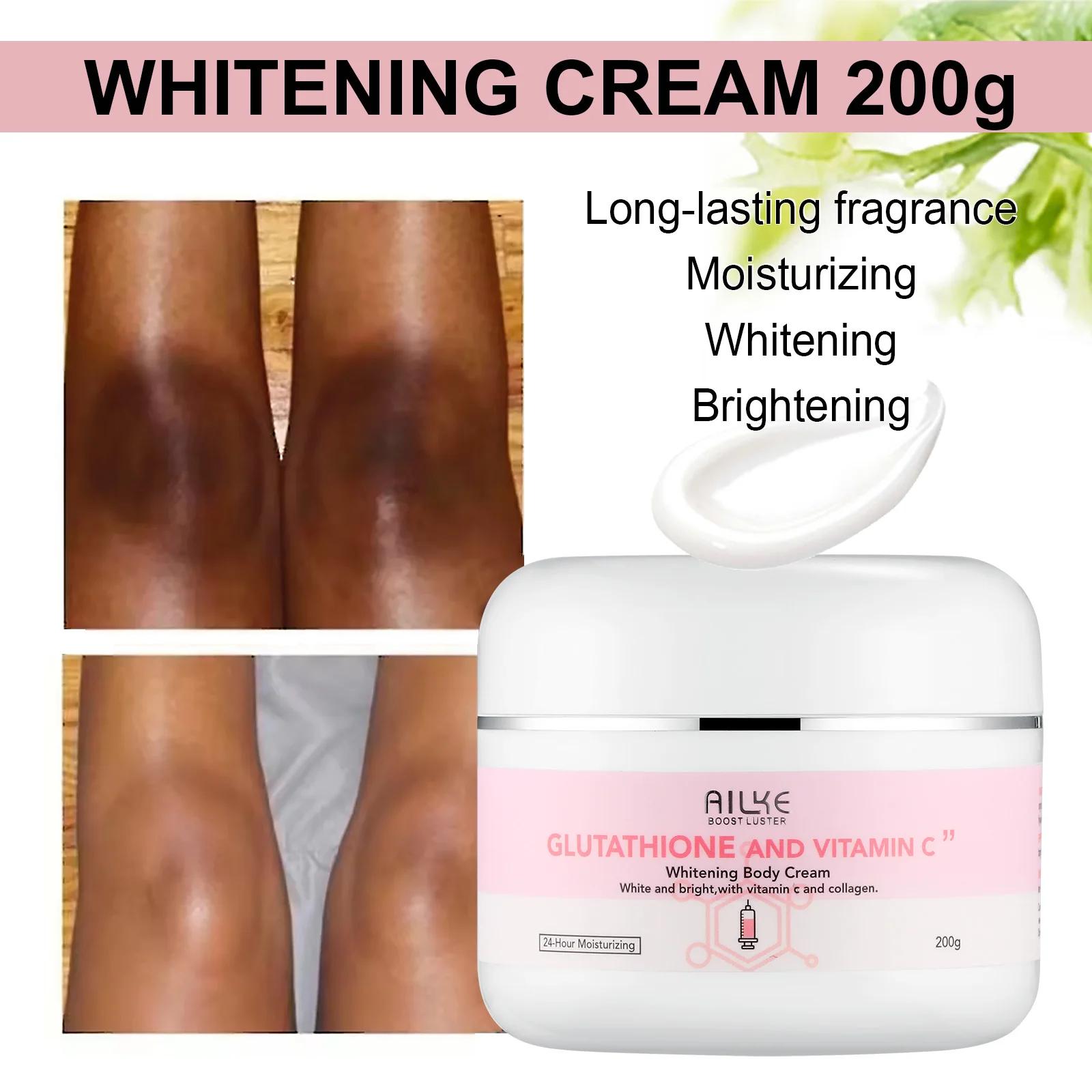 AILKE crème de soin blanchissante pour la peau, Lotion éclaircissante, élimine les taches foncées av