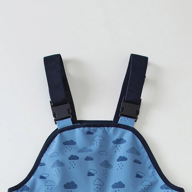 HONEYKING enfants pantalons de pluie imperméables combinaisons pour bébés garçons filles salopette p