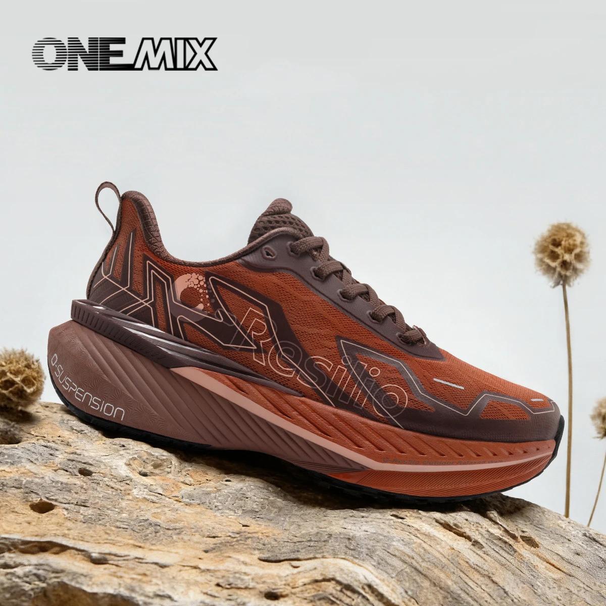 ONEMIX – chaussures de course légères pour hommes et femmes, chaussures de marche sportives résistan