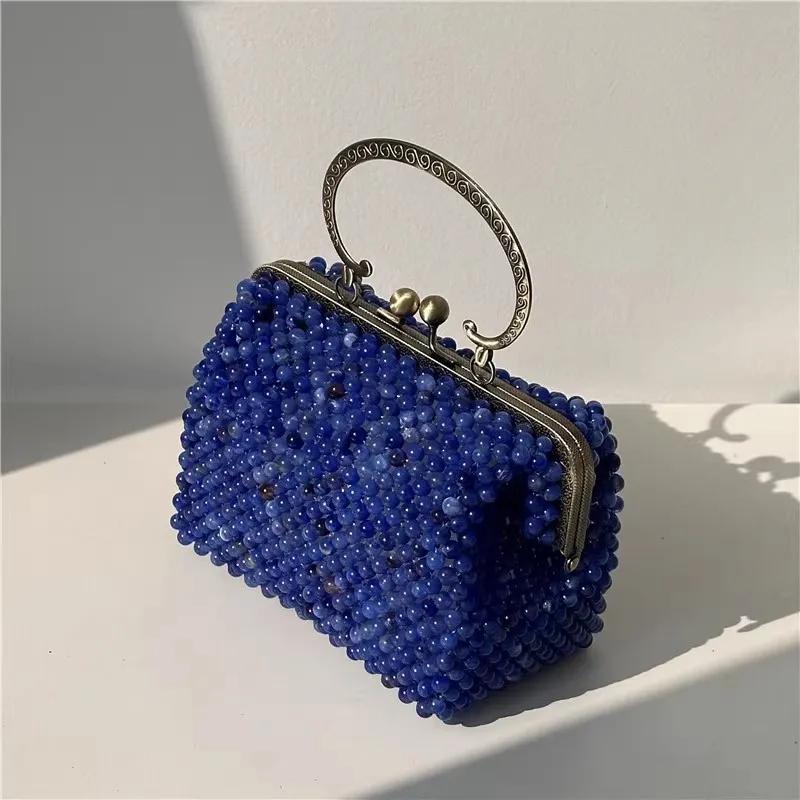 Sacs à main pour femmes vintage rétro, sacs à main à paillettes, pochette à bandoulière, chaîne de m
