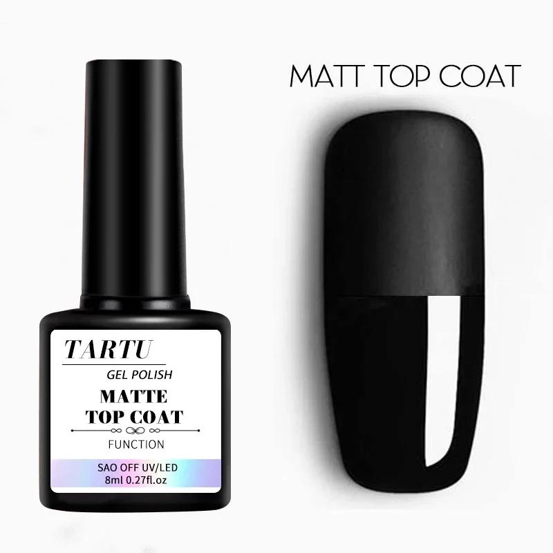 Ensemble de vernis à ongles en Gel fonctionnel multi-usage de 8ml, couche de Base, couche de finitio