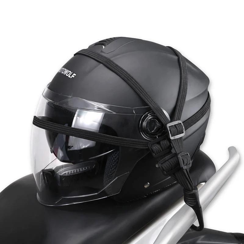 Sangle universelle pour bagages de Moto, 60cm, engrenages pour casque de Moto, corde à boucle élasti