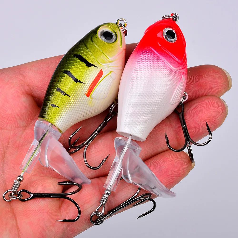 1 pièces 11.5g/ 16g Topwater Popper leurre de pêche Whopper Plopper appât dur en plastique Swimbait