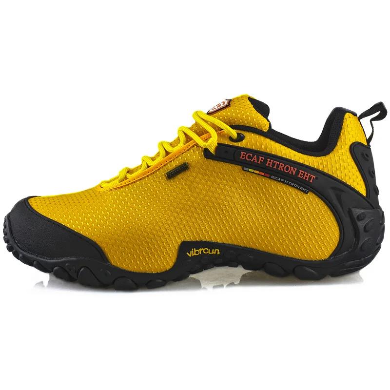 Chaussures d'escalade en plein air antidérapantes et respirantes pour hommes, baskets de Trekking, c