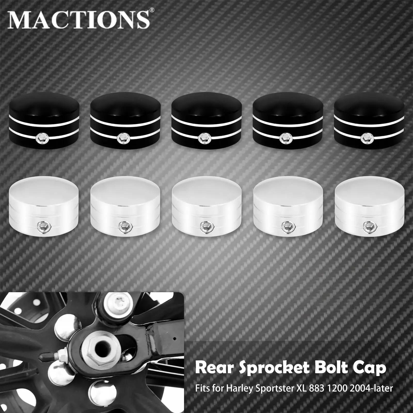 Kit de couvercle de capuchon de boulon plat de pignon arrière de moto pour Harley Touring Road King