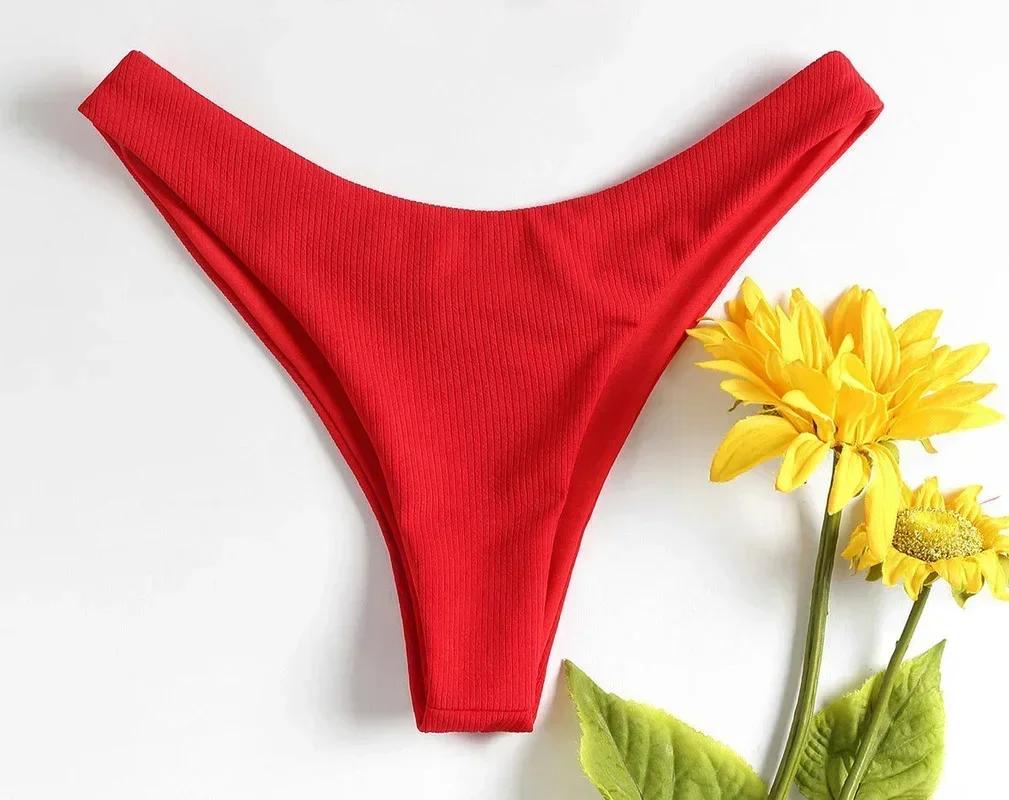 Maillot de bain brésilien taille basse pour femmes, culotte, culotte, tanga astronomique, en V, sexy
