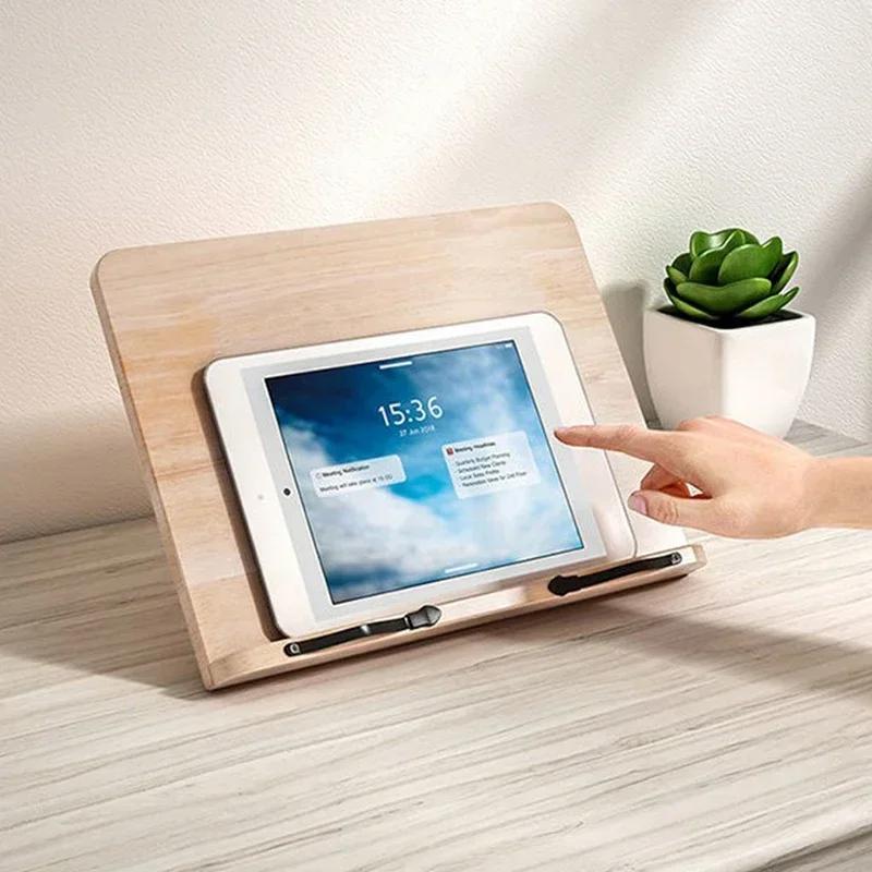 Support de lecture réglable pour tablette et pages, pinces à papier, bureau de lecture pour livre de
