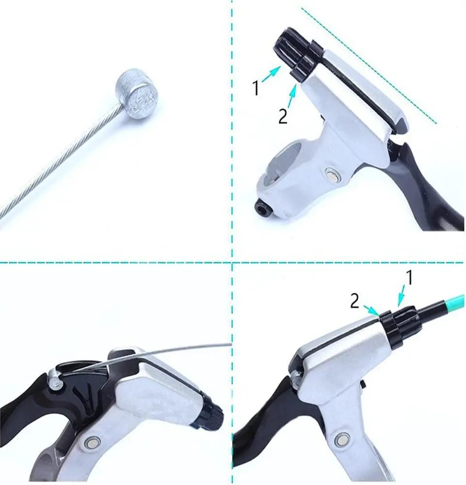 Lot de 10 Câbles Intérieurs pour Vélo VTT et Route, pour Levier de Frein et Manette de Vitesse, 2000
