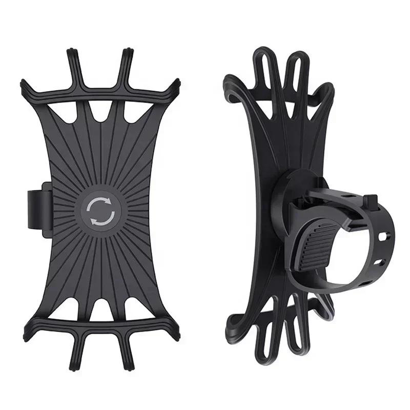 Accessoires universels pour Scooter, Support élastique antichoc en Silicone, Support pour téléphone