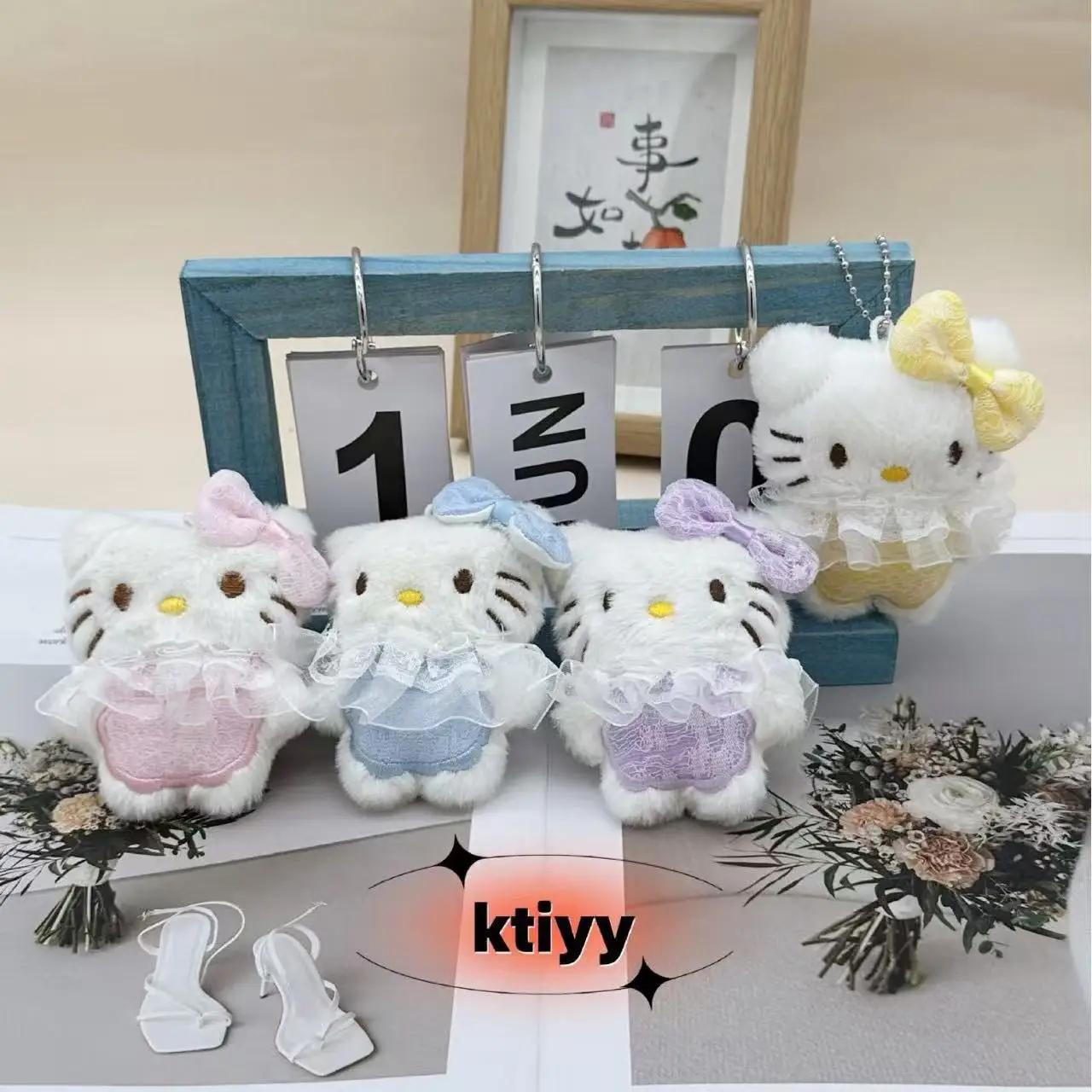 1/5 pièces Sanrio Hello Kitty jupe mignonne chat pendentif en peluche dessin animé chat étudiant sac