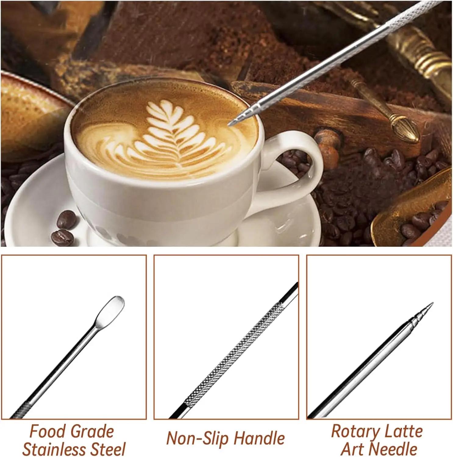 Kit d'accessoires pour expresso, 22 pièces, 51/58mm, Kit Barista avec outil WDT, pichet à mousse de