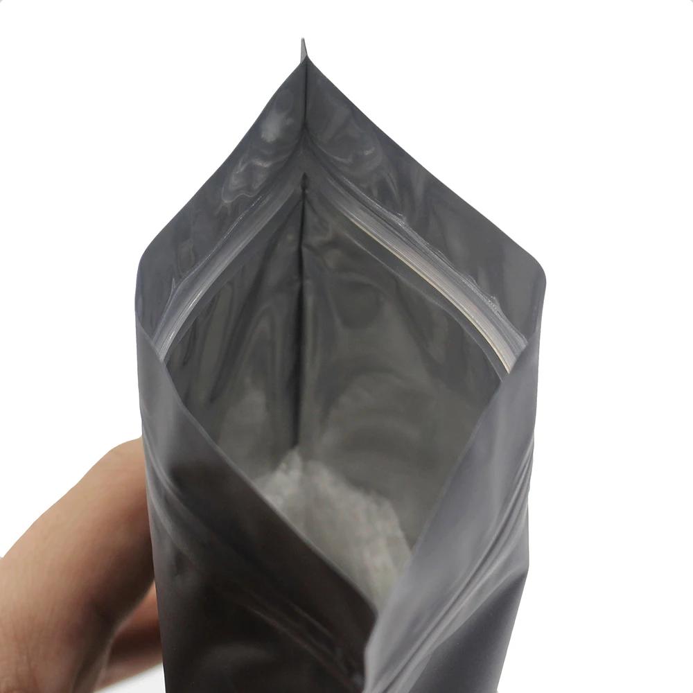 Sac refermable à fermeture éclair pour poudre d'herbes de café, pochettes plates anti-odeur, petits