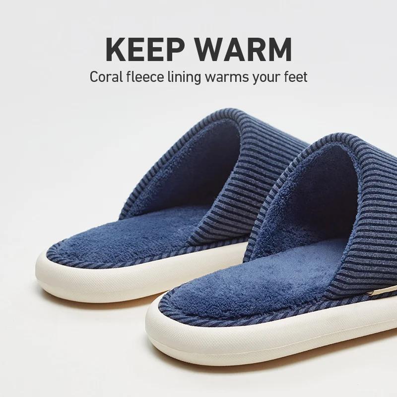 UTUNE-Pantoufles d'NikChaudes et Simples en Peluche pour Homme et Femme, Chaussures de Maison, Non A