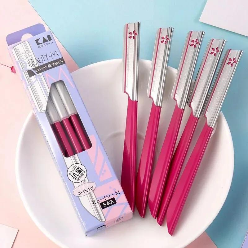 Ensemble d'épilateur à sourcils pour femmes, 5 pièces, maquillage, beauté, épilation des sourcils, o