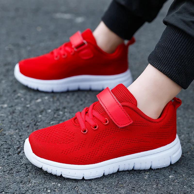 Baskets en maille respirantes pour enfants, chaussures de course, sports de plein air, décontracté,