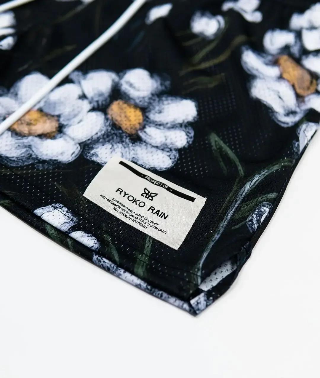Short de fitness d'été Style peinture à l'huile, short de sport en maille pour hommes/femmes, pantal
