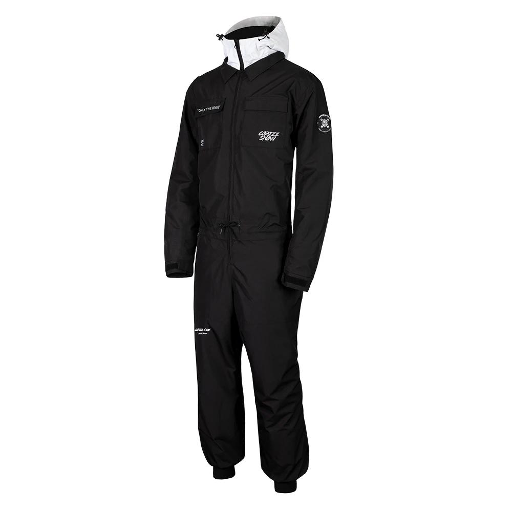Combinaison de Ski une pièce épaisse pour hommes et femmes, veste de Snowboard pour Sports de plein