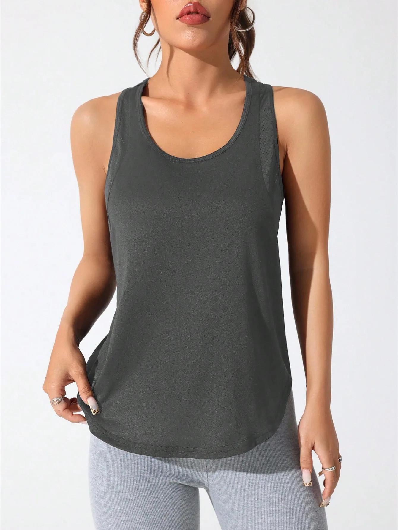 Gilet de course pour femmes, style lettre spéciale, gilet ample et long, un bon choix pour la course