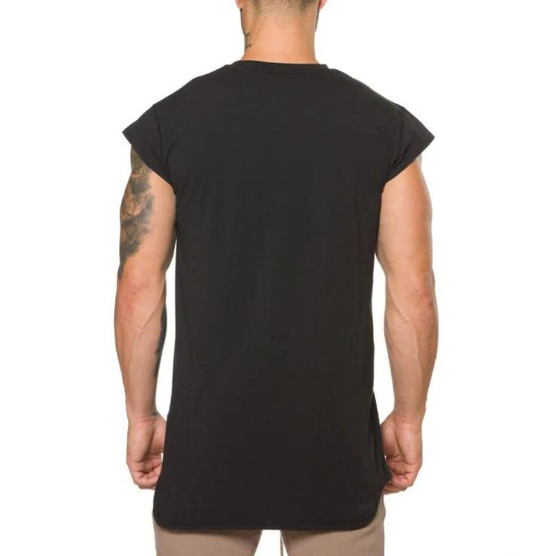 T-shirt manches courtes coton pour musculation homme - Respirant et solide pour fitness décontracté