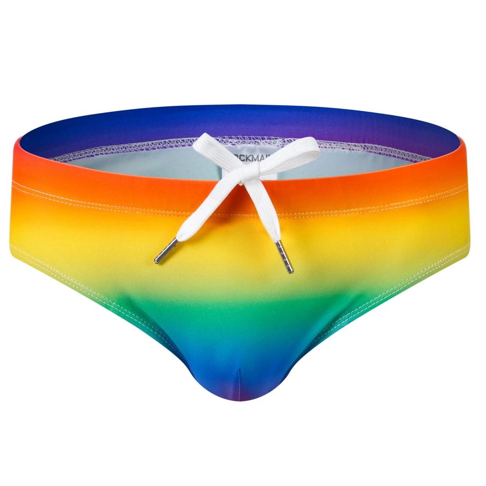 Jockmail marque maillots de bain pour hommes avec push-up multicolore troncs Boxer Sexy hommes respi