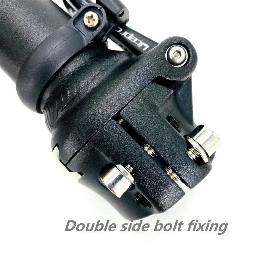 Tige droite en alliage d'aluminium pour vélo pliant pour enfants, double 2,2, tige en fibre, guidon,