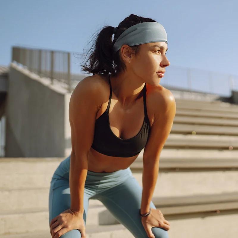 Bandeaux de sport pour femmes, séchage rapide, 1 pièce, antidérapant, évacuation de l'humidité, band