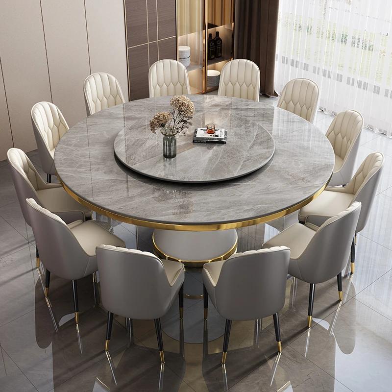 Tables de cuisine de luxe haut chaud garder la décoration Tables à manger Design français Tavolo Rou
