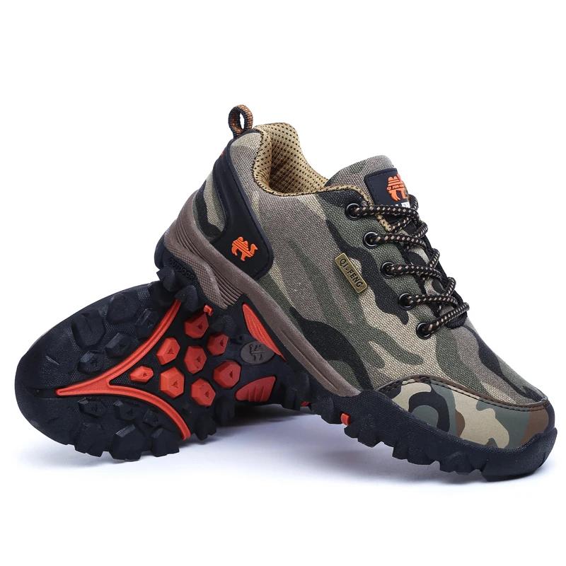 Chaussures de Camouflage en plein air pour hommes et femmes, chaussures de course plates et souples,