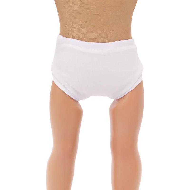 Accessoires de poupée américaine de 18 pouces, sous-vêtements étoile de couleur unie pour bébé de 43