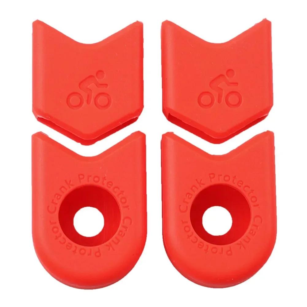 2/4 pièces Capuchons de protection en silicone pour manivelle de vélo, pour pédalier de VTT, accesso