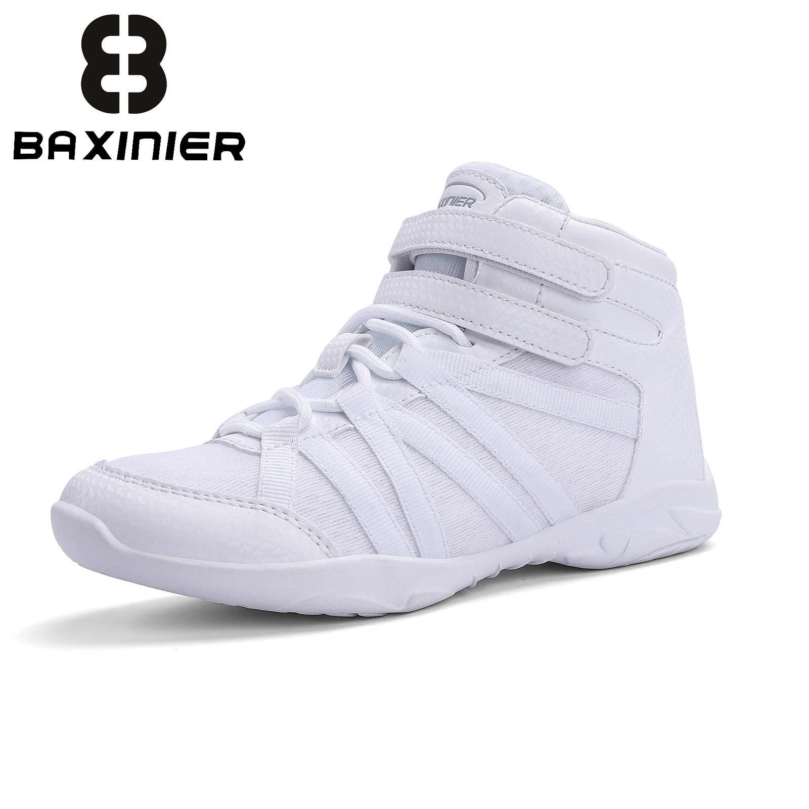 BAXINIER – chaussures montantes blanches pour filles, baskets de danse légères pour compétition de j