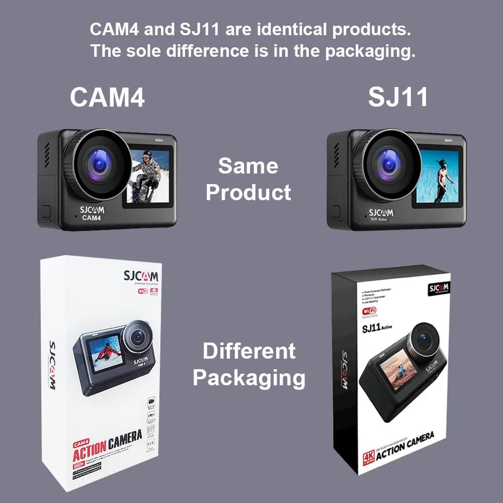 Caméra d'action SJCAM Flagship SJ11 ou CAM4, 4K, écran tactile 2,33 pouces, étanche, WiFi 5G, HDR ac
