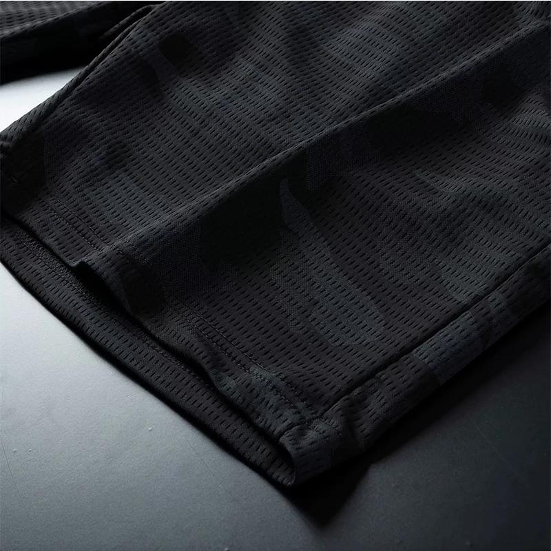 Short de course camouflage homme grande taille - Respirant pour basket, gym et fitness - Décontracté