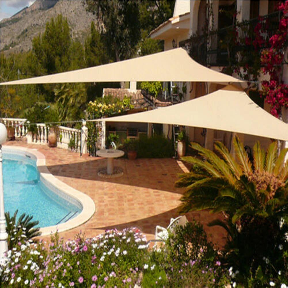 Abri solaire étanche Triangle pare-soleil Protection couverture extérieure jardin Patio piscine ombr