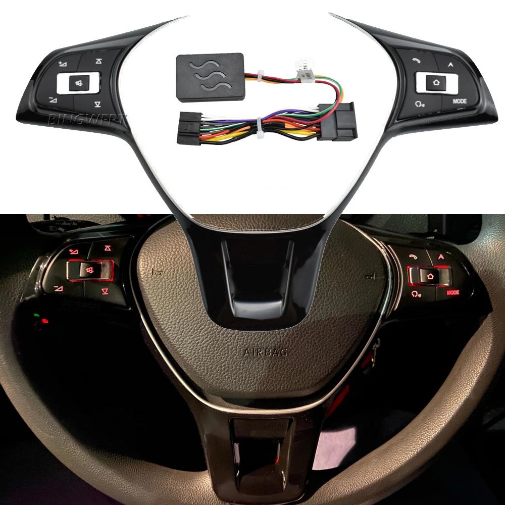 Bouton de téléphone de commutateur Audio multifonction modifié pour VW Polo Golf 2014 – 2019, bouton