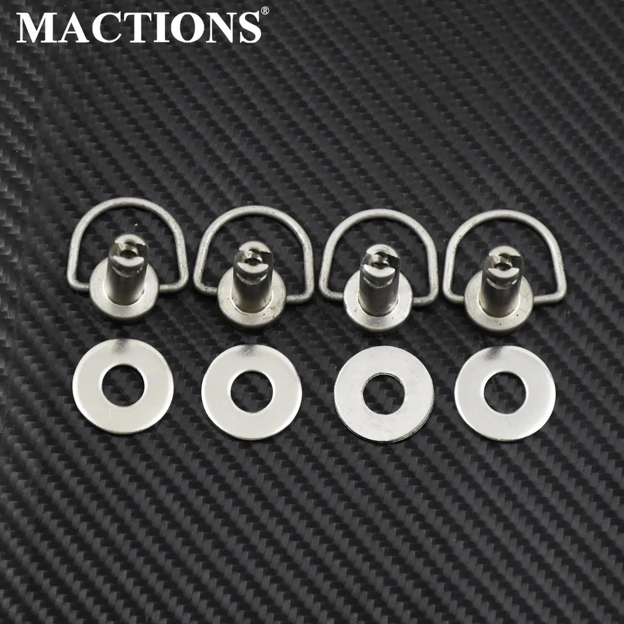 Boulon de goujon de broche de montage de sacoche rigide de fixation de moto pour Harley Softail Fat