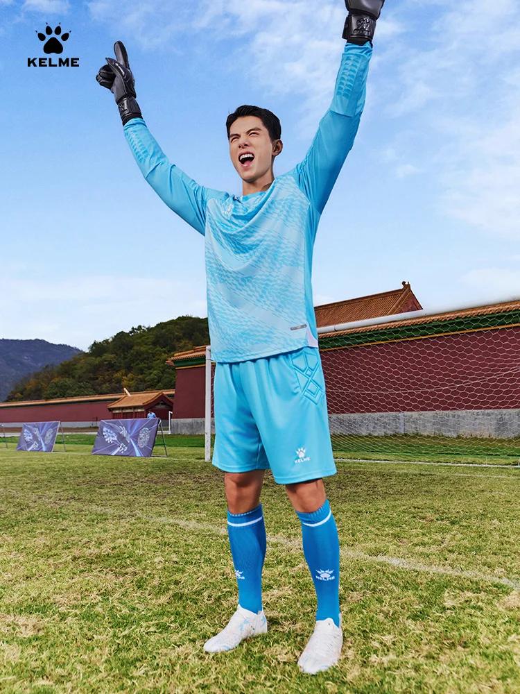 Ensemble gardien de but adulte Kelme - Vêtements protection football manches longues équipement complet