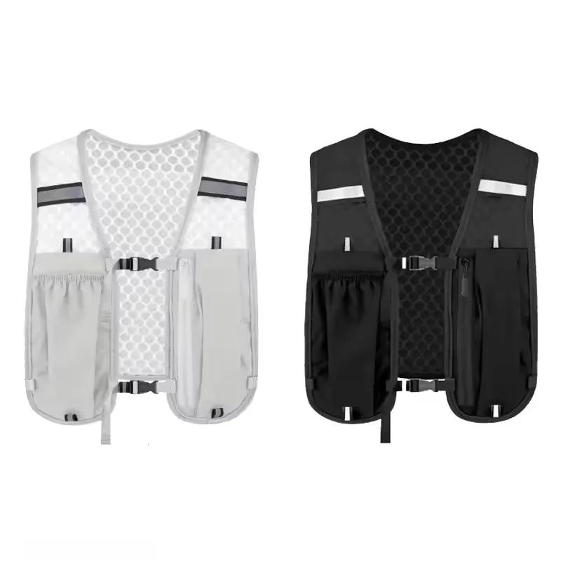 Gilet de sport, sac à dos de course, sac de poitrine léger pour la randonnée, le vélo, le marathon,
