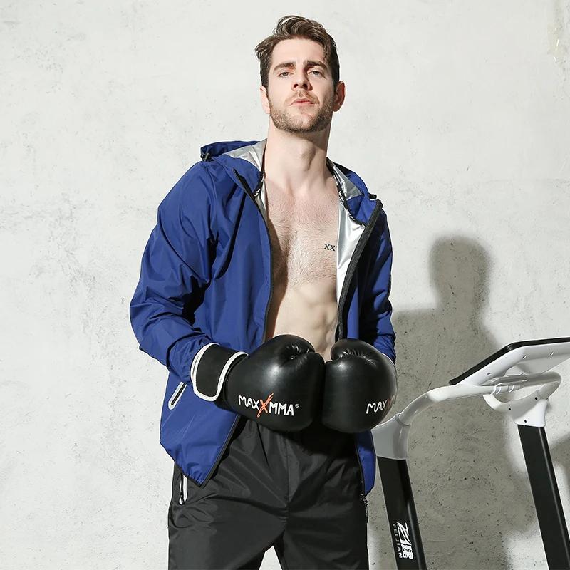 Combinaison de Sauna professionnelle pour hommes, ensemble de vêtements de gymnastique, entraînement