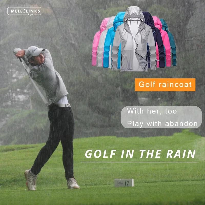 Veste pluie golf imperméable légère - Protection UV séchage rapide - Homme femme sports extérieur