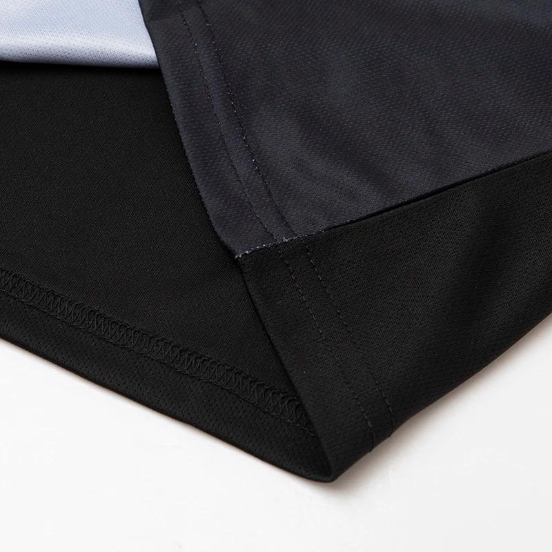 CHRLCK – vêtements de Fitness en soie glacée, T-shirt à séchage rapide, costumes unisexes à manches