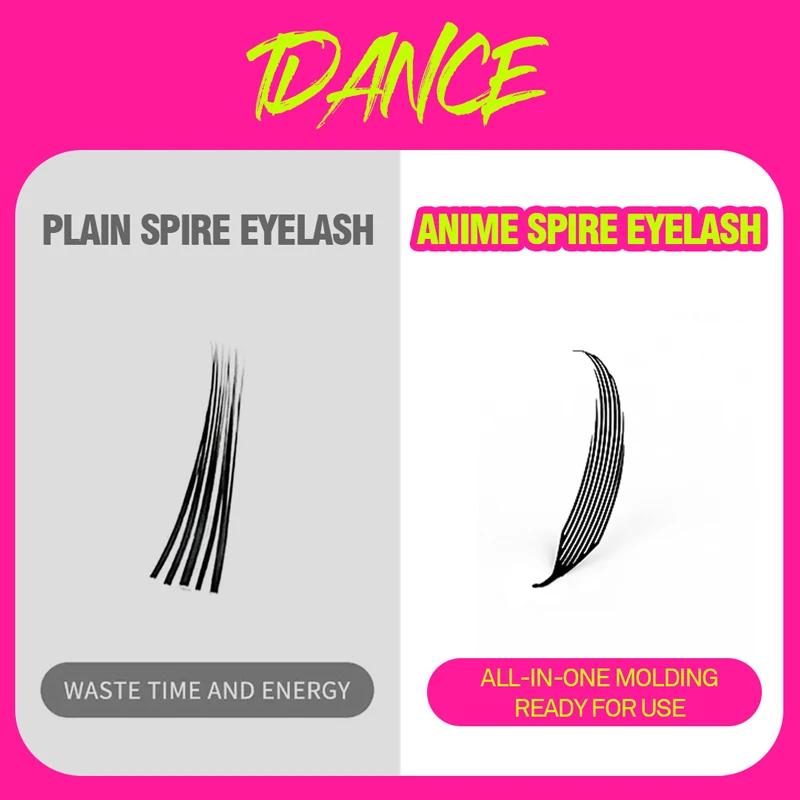 TDANCE bande dessinée flèche cils plume forme Manga faux cils Anime cils naturel léger Volume indivi